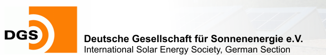 Über uns DGS Deutsche Gesellschaft fuer Sonennenergie e.V. - Über uns